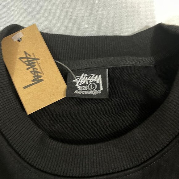 Stussy Black Printed Cotton Sweatshirt - Picture 3 of 6